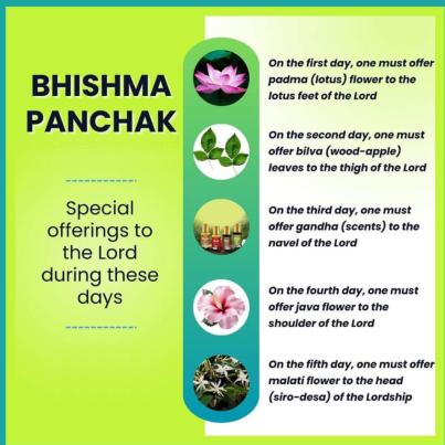 Bhishma Panchak Offerings