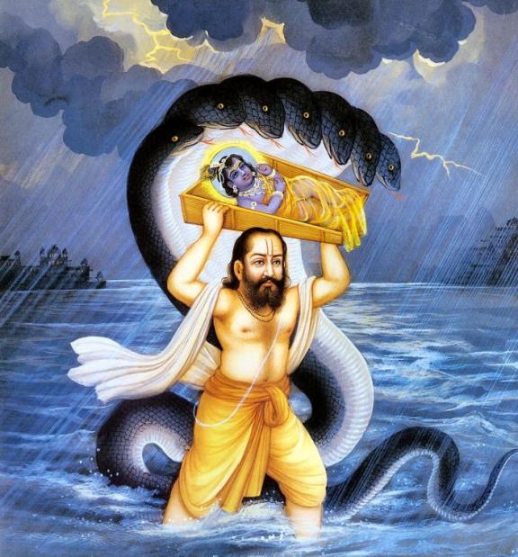 Krishna and Basudev